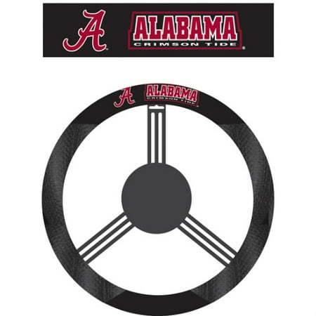 - NCAA Alabama Crimson Tide Poly-Suede Steering Wheel Cover