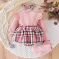thumbnail image 6 of Gibobby Toddler Girl Outfits Fall Cartoon Print Childrens Clothes Girls 0-12 Months 2t 3t 4t Oversize Streetwear Clothing Set for Girls(0-3 Months,Pink), 6 of 9