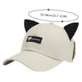 thumbnail image 2 of WEIYLL Casquette de Baseball Femmes Hommes Unisexe Brodée Course Entraînement Activités Extérieures Oreille Mignonne Rétro Chapeau, 2 of 4