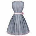 thumbnail image 5 of Baberdicy German Dirndl Dress - Oktoberfest Traditional Beer Festival Costume Pink Xxl, Womens Vintage Dress Germany Oktoberfest Sleeveless Beer Dress Stage Performance Dress, 5 of 9