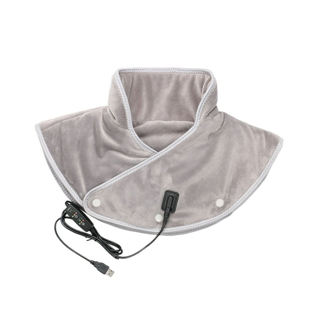 QualitChoice Plush Wearable Portable Electric Heat Pad For Neck And Shoulders Electric Heating Pad With 3 Temp A