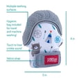thumbnail image 3 of Nuby Baby Teething Mitten with Hygienic Travel Bag, Gray Bear, 3 of 5