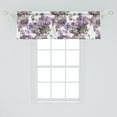 thumbnail image 2 of Floral Window Valance, Vintage Themed Pattern of Blossoming Nostalgic Meadow Bouquets, Curtain Valance for Kitchen Bedroom with Rod Pocket, 54" X 18", Rose Lavender and Sage Green, by Ambesonne, 2 of 2