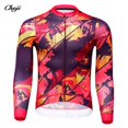 thumbnail image 3 of CHEJI Maillots de ciclismo de otoño de manga larga con cremallera completa Ropa para andar en bicicleta Deportes para hombres Equipo de ciclismo delgado y transpirable 2024, 3 of 5