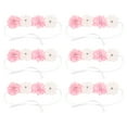 thumbnail image 3 of 6Pcs Beautiful Bride Bridesmaids Simulation Ribbon Wrist Flower Wedding Decoration Accessories(Pink White ), 3 of 8