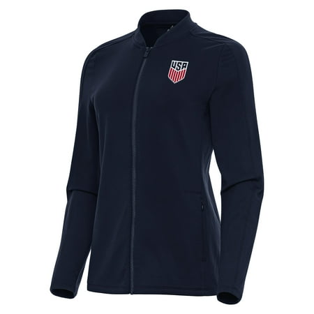 Women's Antigua Navy USMNT Continual Full-Zip Jacket