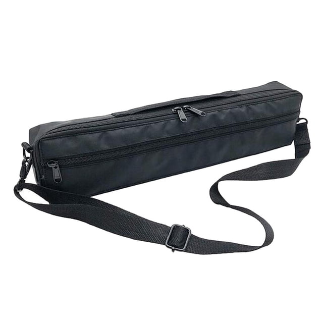 Estuche portátil para flauta de 17 agujeros Yuyangstore funda de felpa negra