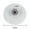 White, variant on 4Inch 100Mm Backing Pad Fibre Disc M10 Thread with Lock Nut for Angle Grinder Black