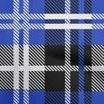thumbnail image 1 of oneOone Cotton Silk Medium Blue Fabric Tartan Sewing Material Print Fabric By The Yard 42 Inch Wide, 1 of 4