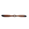 thumbnail image 4 of Deco 79 Traditional Wooden Airplane Propeller Decor, 5" H x 48" L, Polished Brown Finish, 4 of 5