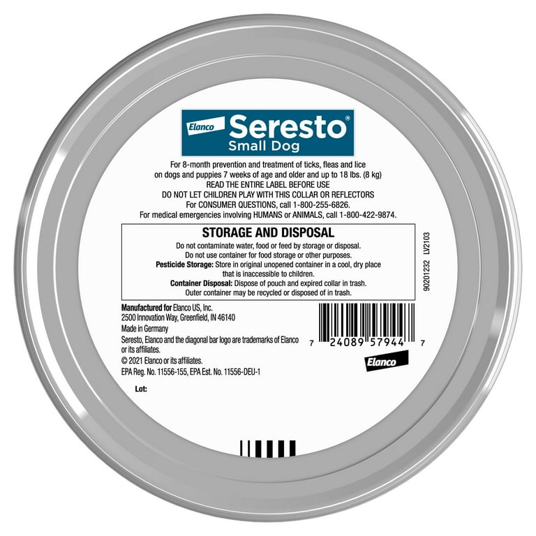 Seresto Flea Tick Collar for Small Dogs