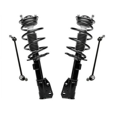 Front Strut Coil Spring and Sway Bar Link Kit - 4 Piece - Compatible with 2009 - 2016 Chevy Traverse 2010 2011 2012 2013 2014 2015