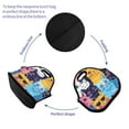 thumbnail image 4 of Pofeuu Colorful Cats Pattern Art Print Neoprene Lunch box Insulated Soft Bag Mini Cooler Thermal Meal Tote Kit for Boys, Girls,Men,Women,School,Work, Office,Black, 4 of 7