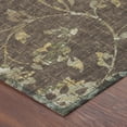 thumbnail image 3 of Addison Rugs Chantille Indoor/Outdoor Transitional Floral Chocolate Machine Washable Rectangle Rug, 10' x 14', 3 of 8