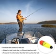 thumbnail image 6 of Uxcell EVA 0.35oz 0.7oz 1oz Fishing Slip Bobbers Float, Yellow, 3 Pack, 6 of 6
