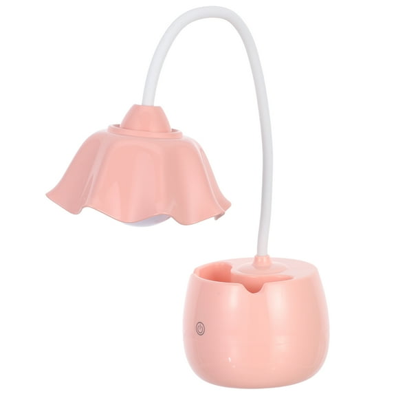 BESTONZON Pink Lamp with Touch Dimmer and Flower Design for Home Use