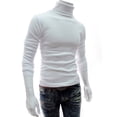 thumbnail image 2 of Men Shirt for Autumn Winter Turtle Neck Cotton Pullover Thin Bottoming Shirt, 2 of 8