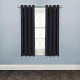 thumbnail image 1 of Mainstays Faux Suede Drapery Grommet Window Curtains Panel, 1 of 6