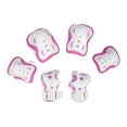 thumbnail image 1 of 6 Pcs Équipement de Protection pour Enfants Patinage Cyclisme Genou Coude Poignet Rose, 1 of 8