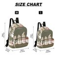 thumbnail image 2 of FORMRS Mini Backpack Purse for Women Quilted Travel Daypack Casual Shoulder Bag, Cute Snowmen, 2 of 7