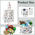 thumbnail image 4 of Sac de Courses en Toile Imprimé Floral - Pliable et Lavable Réutilisable, 4 of 6