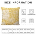 thumbnail image 5 of Heduofu Decorative Square Throw Pillow Case Set Flower Cushion Cover Double Sided Home Decor Pillowcase White, 5 of 5