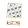 thumbnail image 2 of Tablero de números Montessori del 1 al 100, juego de mesa educativo 100, tablero de conteo de números de madera para niños de 3, 4 y 5 años, 2 of 9
