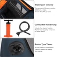 thumbnail image 5 of PEXMOR Inflatable Fishing Float Tube, Float Tubes for Fishing w/Rod Holder | Fish Ruler | Pump | Carry Bag | Adjustable Straps| Storage Pockets, 350LBS Capacity Fly Fishing Belly Boat, 5 of 9