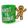 thumbnail image 1 of Taza de café Silver Buffalo Shrek Gingerbread Man de cerámica, 1 of 9