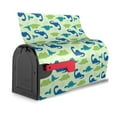 thumbnail image 4 of Xecao Cute Dinosaur Blue Green for Mailbox Cover with Magnetic Strips, Waterproof and Sunscreen, Adds a Decorative Touch to Your Garden Yard., 4 of 9