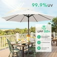 thumbnail image 5 of JEAREY Olefin Patio Umbrella Outdoor Umbrella with Auto Tilt, 5 of 7
