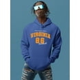 thumbnail image 2 of Retro College Virginia Hoodie Men - Men Hoodie, 4XL, 2 of 4