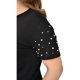 thumbnail image 4 of Playera con perlas (talla extra), modelo 3022-D (Negro) negro 40 Roman Fashion Blusa extra 3022-D, 4 of 6