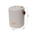 thumbnail image 3 of Portable Humidifier, Noiseless Aroma Diffuser for Home Office Yoga, 2000ml Tank with Auto Off Protection, Flame Effect LED Light, Ultra-Silent 25dB, USB Powered, Adjustable Mist, 3 of 6