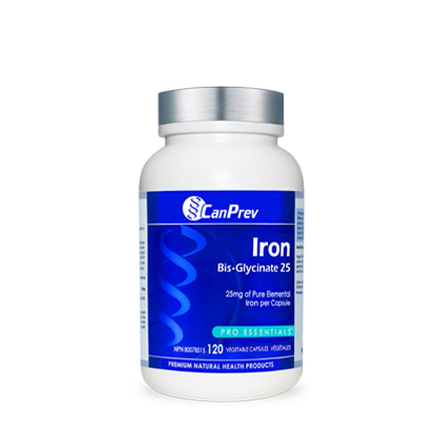 Iron BisGlycinate 25, 120 vcaps