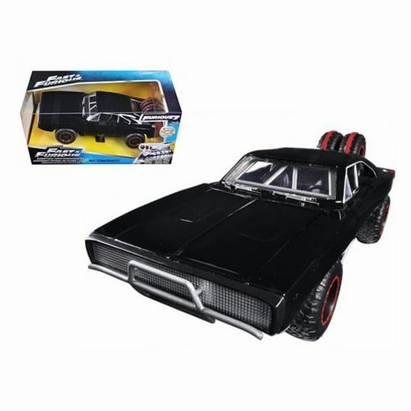 Doms 1970 Dodge Charger R & T Off Road Version Fast & Furious 7 Movie 1-24 Diecast Model Car