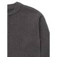 thumbnail image 5 of Modern Moments by Gerber Toddler Boy Waffle Henley Sweater Knit, 12 Months - 5T, 5 of 7