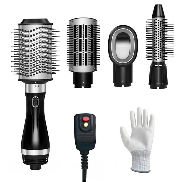 Nicebay Brosse Sèche-Cheveux, Brosse Soufflante avec Ensemble d'Outils pour Lisser/sécher/boucler/coiffer