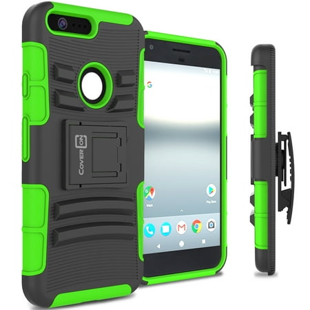 CoverON Google Pixel XL Case, Explorer Series Protective Holster Belt Clip Phone (Best File Explorer For Windows Phone)