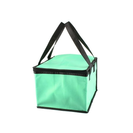 Ping Cooler Unique Bargains Insulated Zippered Food Beverage Holder Storager Handle Cooler Carry Tote Picnic Lunch Bag ()