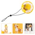 thumbnail image 3 of KAKOWELY Sombrero de Pascua para mascotas, con lazo y orejas de conejo, ajustable, para el sol, para fiestas y disfraces., 3 of 5
