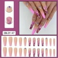 thumbnail image 2 of Uñas postizas bonitas, uñas largas, purpurina, pegamento con purpurina, uñas postizas, con pedrería, uñas brillantes para mujer, 1 ml, 2 of 2