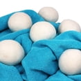 thumbnail image 4 of OIUR 6/12Pcs Wool Dryer Balls 6/7/8CM 3 Sizes Organic Natural Fabric Softener Reduce Drying Time Hypoallergenic Reusable Hand-Felted Laundry Balls, 4 of 7