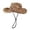 Khaki, variant on Summer Holiday Panama Style Outdoor Outing Sun Hat Brim Shapeable Sun Hat For Retro Cowboy Style Beige
