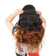 thumbnail image 4 of Ustar Unique Bargains Ombre Two Tone#1B/30 Color Black Auburn Brazilian 3 Bundles 100% Human Hair 14"16"16"inch, 4 of 7