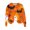 Orange#2, variant on cocolona Halloween Sweatshirts for Women Fall Long Sleeve Crewneck Shirts Fashion Casual Loose Graphic Tops Hallowee Gifts