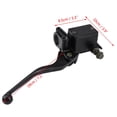 thumbnail image 3 of Brake Master Cylinder  Stable Performance Adjustable Lever Position Universal Fit Black, 3 of 7