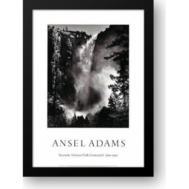 Frametowall Bridalveil Falls 28x40 Framed Art Print By Adams Ansel Walmart Com Walmart Com