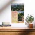 thumbnail image 2 of Shenandoah National Park, VA, Aerial View of Skyline Drive, Tunnel, In Old Virginia Poem Birch Wood Wall Sign (12x18 Rustic Home Decor, Ready to Hang Art), 2 of 5