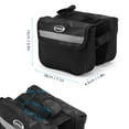thumbnail image 4 of Lixada Cycling Bike Top Tube Bag Paquete de bolsa de alforja doble de bicicleta de montaña Lixada Alforja de bicicleta, 4 of 7
